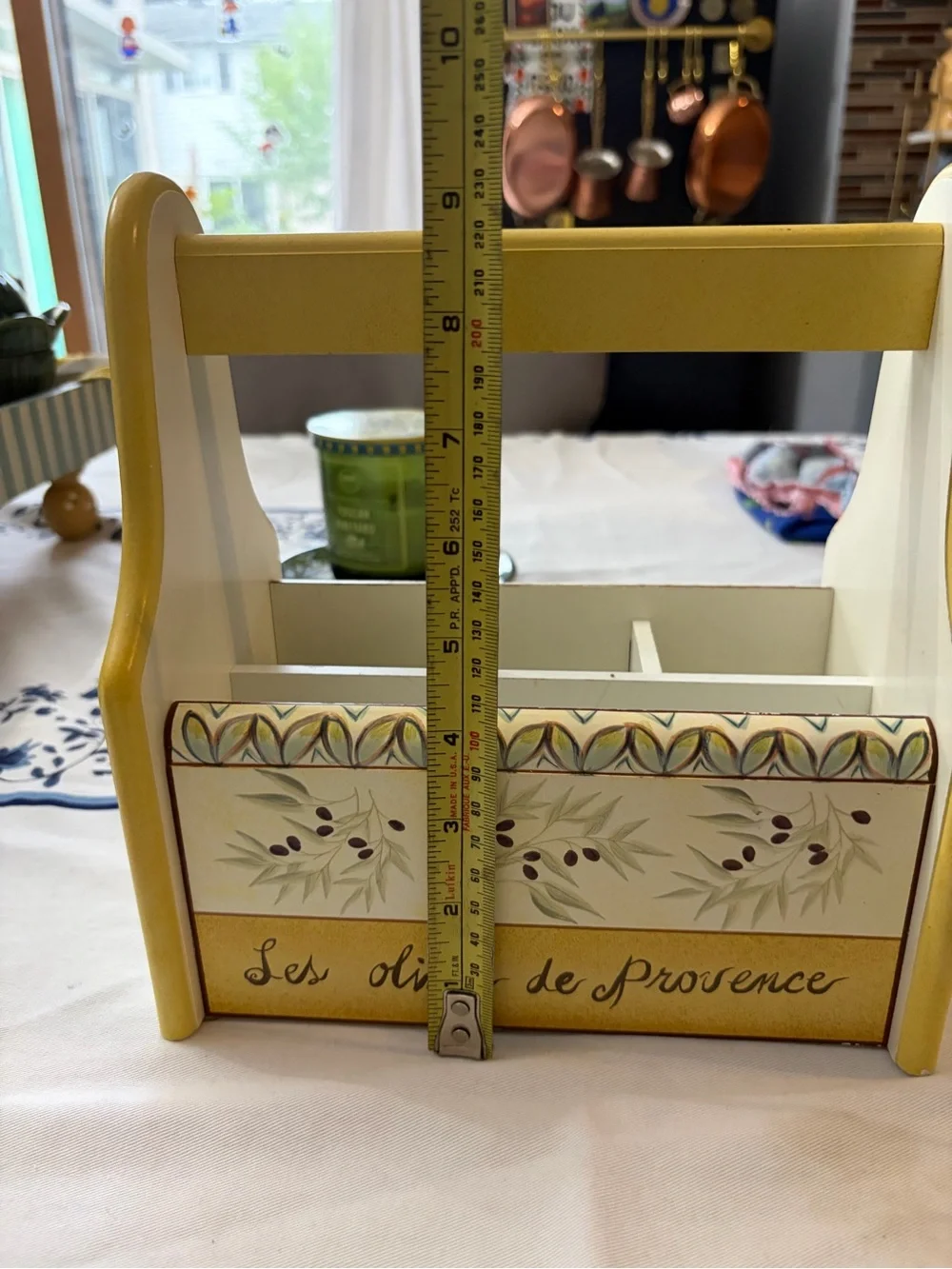 Sakura  Les Olives wooden utensil caddy